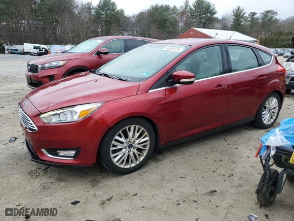 2015 Ford Focus Titanium with VIN 1FADP3N23FL213028, listed as a Copart auction lot 50055975 with 102,542 mi miles and Clean Title. Bid and sale history available at carsss.com. Image 1.