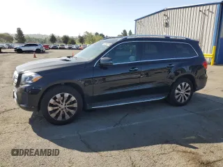 2017 Mercedes-Benz GLS with VIN 4JGDF6EEXHA879483, listed as a Copart auction lot 52563215 with 100,277 mi miles and Salvage Title. Bid and sale history available at carsss.com. Image 1.