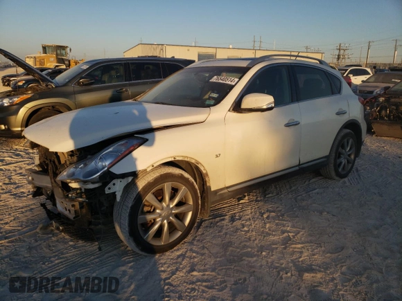 2017 Infiniti QX50 with VIN JN1BJ0RR9HM411752, listed as a Copart auction lot 76540514 with 110,546 mi miles and Salvage Title. Bid and sale history available at carsss.com. Image 1.