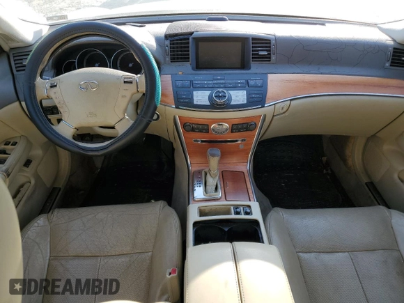 2007 Infiniti M35 with VIN JNKAY01E77M302717, listed as a Copart auction lot 46641524 with 182,544 mi miles and Salvage Title. Bid and sale history available at carsss.com. Image 8.