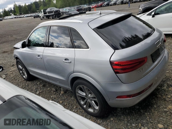 2015 Audi Q3 Prestige with VIN WA1GFCFS4FR013713, listed as a Copart auction lot 56040365 with 68,213 mi miles and Clean title. Bid and sale history available at DreamBid. Image 2.
