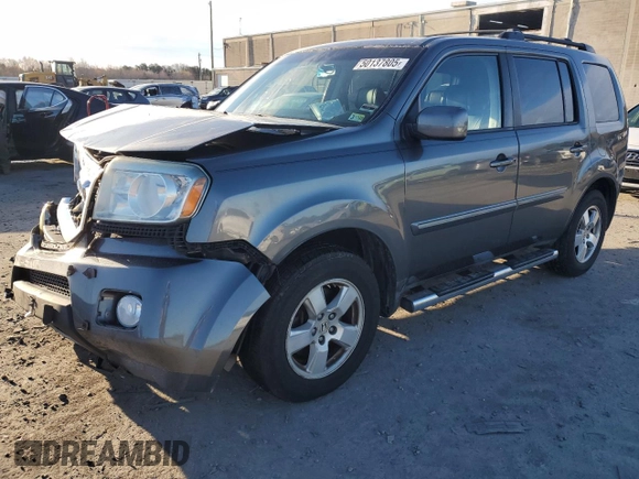 2011 Honda Pilot EX-L with VIN 5FNYF4H69BB031608, listed as a Copart auction lot 50137805 with 266,621 mi miles and Salvage Title. Bid and sale history available at carsss.com. Image 1.
