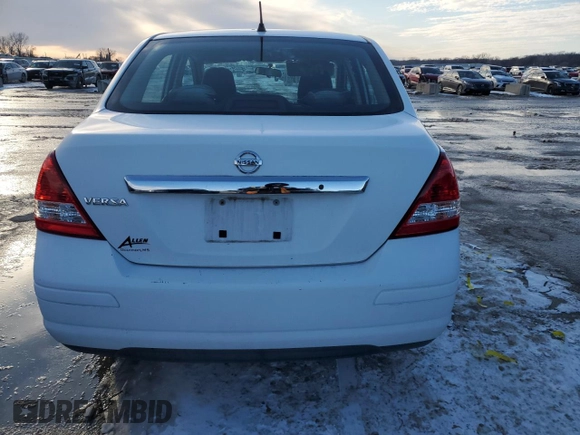 2011 Nissan Versa 1.8 S with VIN 3N1BC1AP6BL403877, listed as a Copart auction lot 46075335 with 145,180 mi miles and Salvage Title. Bid and sale history available at carsss.com. Image 6.