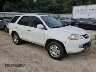 2002 Acura MDX with VIN 2HNYD18242H505745, listed as a Copart auction lot 67412234 with 264,596 mi miles and Salvage Title. Bid and sale history available at carsss.com. Image 4.