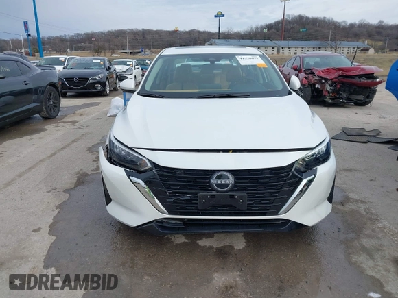 2024 Nissan Sentra SV with VIN 3N1AB8CV5RY315676, listed as a IAAI auction lot 41538052 with 2,410 mi miles and . Bid and sale history available at DreamBid. Image 12.