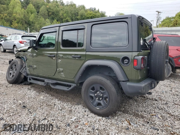 2022 Jeep Wrangler Unlimited Sport S z VIN 1C4HJXDG0NW234854, wystawiony jako Copart lot #73144634 z przebiegiem 39 401 mil mil oraz Szkoda całkowita • Salvage title. Historia ofert i sprzedaży dostępna na DreamBid. Obrazek 2.