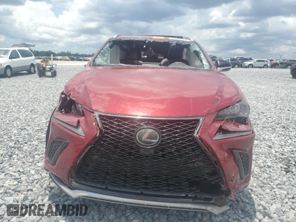 2019 Lexus NX 300 with VIN JTJBARBZ2K2210464, listed as a Copart auction lot 58065085 with 67,613 mi miles and Non repairable. Bid and sale history available at DreamBid. Image 5.