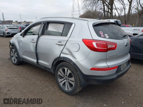 2011 Kia Sportage EX with VIN KNDPC3A25B7051396, listed as a IAAI auction lot 38855292 with 263,407 mi miles and . Bid and sale history available at DreamBid. Image 3.