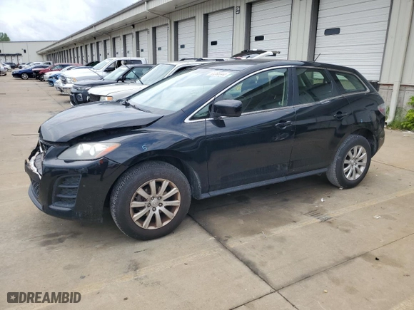 2011 Mazda CX-7 i SV with VIN JM3ER2A59B0395341, listed as a Copart auction lot 63393344 with 172,362 mi miles and Salvage Title. Bid and sale history available at carsss.com. Image 1.