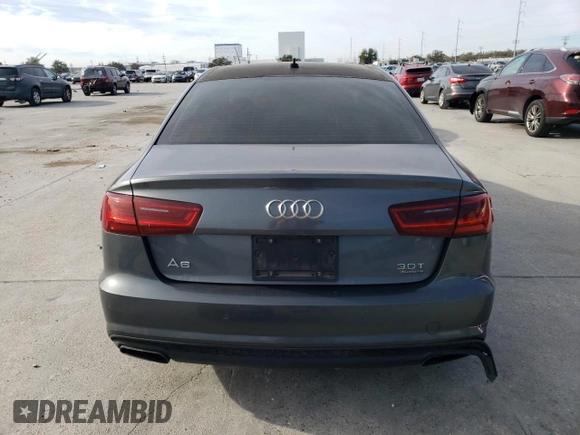 2017 Audi A6 Competition Prestige with VIN WAUF3AFC5HN052910, listed as a Copart auction lot 61927874 with 104,655 mi miles and Salvage Title. Bid and sale history available at carsss.com. Image 6.