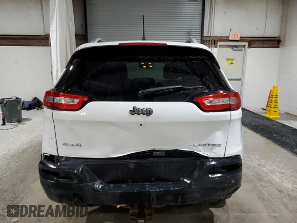 2016 Jeep Cherokee Limited with VIN 1C4PJMDS3GW328244, listed as a Copart auction lot 52096305 with 63,010 mi miles and Salvage title. Bid and sale history available at DreamBid. Image 6.