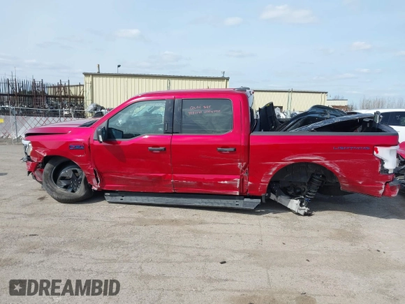 2024 Ford F-150 Lightning XLT with VIN 1FTVW3LK1RWG06162, listed as a IAAI auction lot 41930377 with Not provided miles and . Bid and sale history available at DreamBid. Image 14.