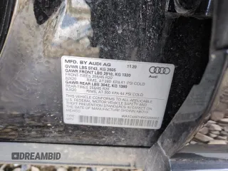 2021 Audi SQ5 Prestige z VIN WA1C4AFY4M2029302, wystawiony jako Copart lot #49457745 z przebiegiem 33 949 mil mil oraz Szkoda całkowita • Salvage title. Historia ofert i sprzedaży dostępna na DreamBid. Obrazek 13.