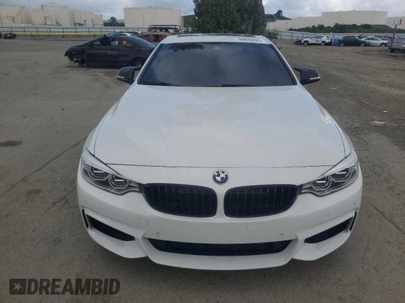 2015 BMW 4 Series 435i with VIN WBA3R1C51FK194208, listed as a Copart auction lot 50920225 with 114,894 mi miles and Salvage title. Bid and sale history available at DreamBid. Image 5.