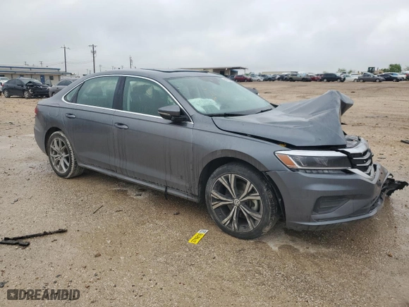 2021 Volkswagen Passat 2.0T SE with VIN 1VWSA7A32MC002020, listed as a Copart auction lot 51071745 with 89,644 mi miles and Salvage Title. Bid and sale history available at carsss.com. Image 4.