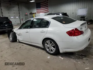 2011 Infiniti G25 x with VIN JN1DV6AR6BM451970, listed as a Copart auction lot 89208895 with Not Provided miles and Non Repairable. Bid and sale history available at DreamBid. Image 2.