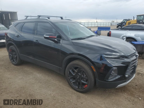 2022 Chevrolet Blazer LT z VIN 3GNKBHR43NS124679, wystawiony jako Copart lot #55776435 z przebiegiem 48 832 mil mil oraz Szkoda całkowita • Salvage title. Historia ofert i sprzedaży dostępna na DreamBid. Obrazek 4.