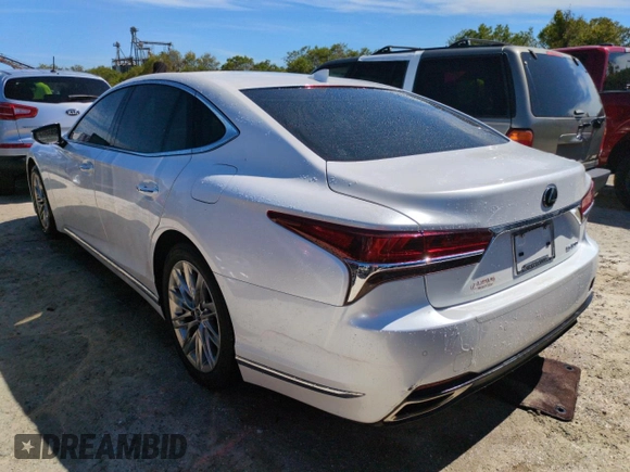 2019 Lexus LS 500 with VIN JTHB51FF4K5008165, listed as a Copart auction lot 73725824 with Not provided miles and Non repairable. Bid and sale history available at DreamBid. Image 2.