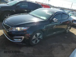 2013 Kia Optima Hybrid EX with VIN KNAGM4AD4D5054421, listed as a Copart auction lot 50776945 with 137,452 mi miles and Salvage Title. Bid and sale history available at carsss.com. Image 1.