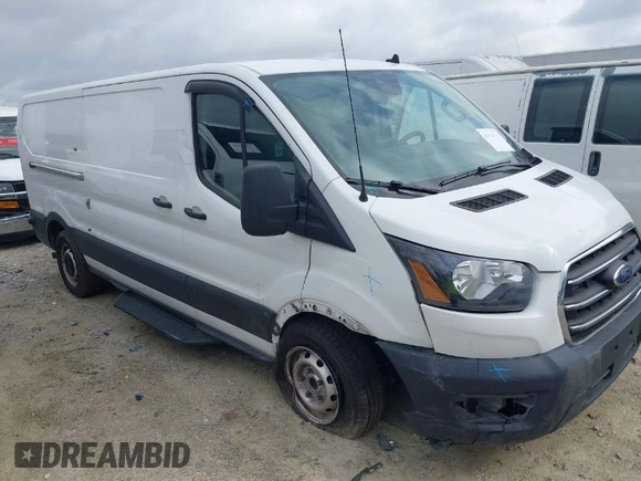 2020 Ford Transit Cargo with VIN 1FTBR1Y85LKA70004, listed as a IAAI auction lot 41910007 with 115,005 mi miles and . Bid and sale history available at DreamBid. Image 1.