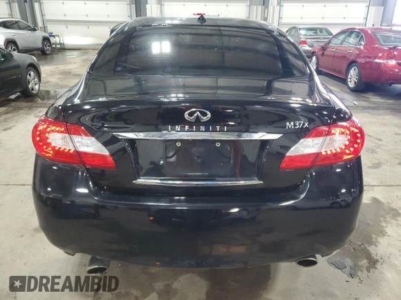 2011 Infiniti M37 with VIN JN1BY1AR1BM371915, listed as a Copart auction lot 48569425 with 162,303 mi miles and Salvage Title. Bid and sale history available at carsss.com. Image 6.