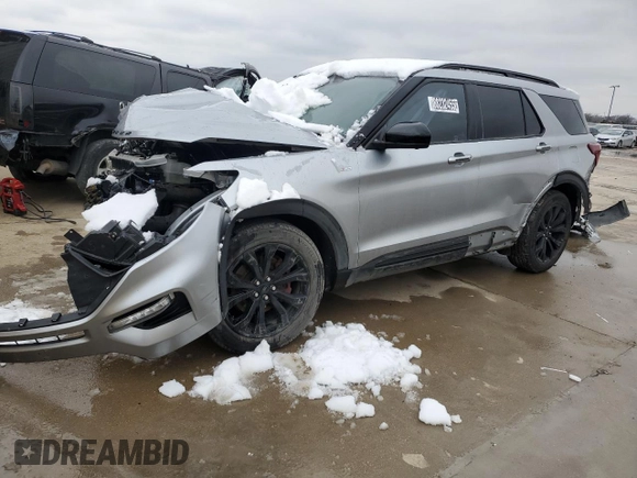 2022 Ford Explorer ST-Line with VIN 1FMSK7KH6NGA27535, listed as a Copart auction lot 88232455 with 0 mi miles and Clean Title. Bid and sale history available at carsss.com. Image 1.