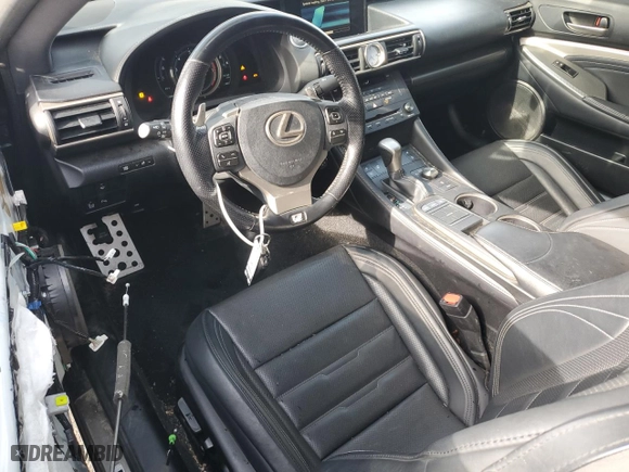 2015 Lexus RC 350 with VIN JTHSE5BC7F5005608, listed as a Copart auction lot 51287865 with 73,788 mi miles and Salvage Title. Bid and sale history available at carsss.com. Image 8.