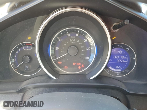 2016 Honda Fit EX with VIN JHMGK5H79GX033280, listed as a Copart auction lot 45459195 with 269,779 mi miles and Salvage title. Bid and sale history available at DreamBid. Image 9.