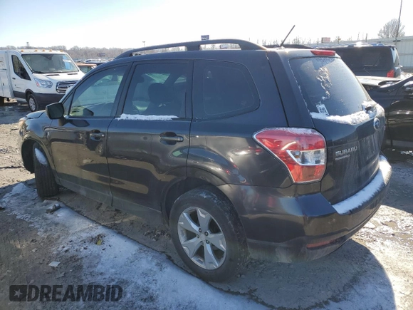 2015 Subaru Forester 2.5i with VIN JF2SJABC8FH574229, listed as a Copart auction lot 44624595 with 246,922 mi miles and Salvage title. Bid and sale history available at DreamBid. Image 2.