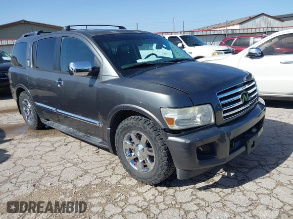 2007 Infiniti QX56 with VIN 5N3AA08A77N805170, listed as a IAAI auction lot 41713889 with 249,691 mi miles. Bid and sale history available at carsss.com. Image 1.