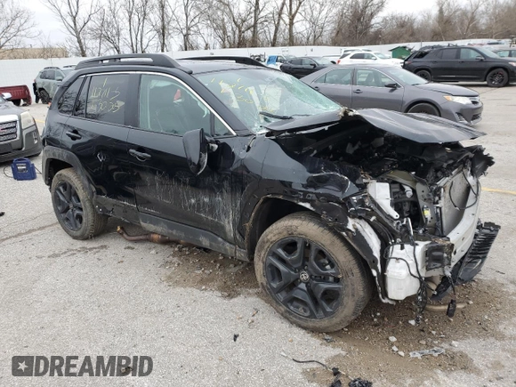 2023 Toyota RAV4 Adventure with VIN 2T3J1RFV6PW338761, listed as a Copart auction lot 47872415 with 0 mi miles and Salvage Title. Bid and sale history available at carsss.com. Image 4.