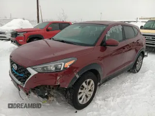 2019 Hyundai Tucson SE with VIN KM8J2CA49KU879751, listed as a Copart auction lot 43598775 with 308,975 mi miles and Salvage Title. Bid and sale history available at carsss.com. Image 1.