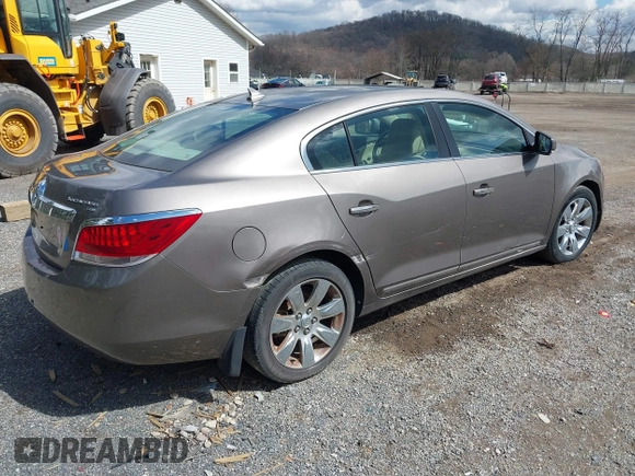 2011 Buick LaCrosse CXL with VIN 1G4GD5ED3BF162616, listed as a IAAI auction lot 41880128 with 127,854 mi miles and . Bid and sale history available at DreamBid. Image 4.