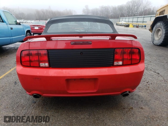 2008 Ford Mustang GT Deluxe with VIN 1ZVHT85H185131800, listed as a Copart auction lot 86317064 with 107,714 mi miles and Salvage Title. Bid and sale history available at DreamBid. Image 6.