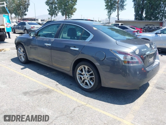 2013 Nissan Maxima S with VIN 1N4AA5AP5DC843874, listed as a IAAI auction lot 42495096 with 250,093 mi miles and . Bid and sale history available at DreamBid. Image 3.