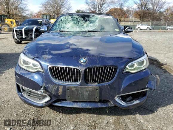 2016 BMW 2 Series 228i xDrive with VIN WBA1L9C52GV324665, listed as a Copart auction lot 80909464 with 65,796 mi miles and Salvage Title. Bid and sale history available at carsss.com. Image 5.