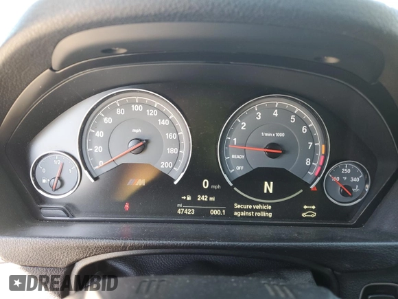 2016 BMW M4 with VIN WBS3U9C59GP970064, listed as a Copart auction lot 42807694 with 47,423 mi miles. Bid and sale history available at carsss.com. Image 9.