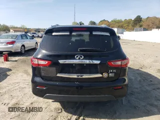 2013 Infiniti JX35 with VIN 5N1AL0MN0DC328195, listed as a Copart auction lot 51156465 with 217,380 mi miles and Salvage Title. Bid and sale history available at carsss.com. Image 6.