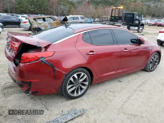 2015 Kia Optima SXL Turbo with VIN 5XXGR4A60FG513545, listed as a Copart auction lot 82642184 with 123,235 mi miles and Salvage Title. Bid and sale history available at DreamBid. Image 3.