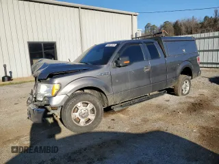 2014 Ford F-150 XL with VIN 1FTEX1CM7EFC00724, listed as a Copart auction lot 48557555 with 274,362 mi miles and Salvage Title. Bid and sale history available at carsss.com. Image 1.