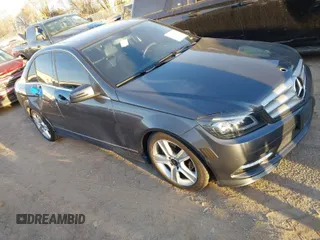 2011 Mercedes-Benz C-Class C 300 Sport with VIN WDDGF8BB5BR166562, listed as a IAAI auction lot 41791489 with 122,542 mi miles. Bid and sale history available at carsss.com. Image 1.