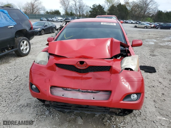 2009 Toyota Yaris with VIN JTDJT903395222185, listed as a Copart auction lot 51340875 with 178,490 mi miles and Salvage Title. Bid and sale history available at carsss.com. Image 5.