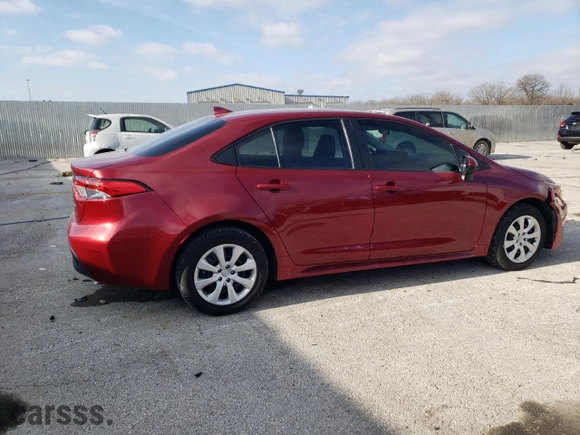 2024 Toyota Corolla LE with VIN 5YFB4MDE9RP112857, listed as a Copart auction lot 85915224 with 10,586 mi miles and Salvage Title. Bid and sale history available at carsss.com. Image 3.