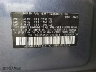 2015 Subaru Legacy 2.5i Limited with VIN 4S3BNAN64F3073554, listed as a Copart auction lot 52445745 with 107,302 mi miles and Salvage Title. Bid and sale history available at carsss.com. Image 13.