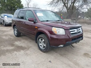 2008 Honda Pilot EX-L with VIN 5FNYF185X8B035245, listed as a IAAI auction lot 42028199 with 191,348 mi miles. Bid and sale history available at carsss.com. Image 1.