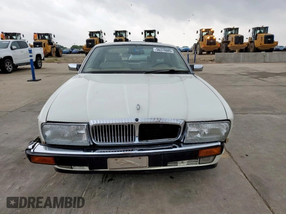 1994 Jaguar XJ with VIN SAJKX1743RC698636, listed as a Copart auction lot 56376685 with 192,928 mi miles and Salvage title. Bid and sale history available at DreamBid. Image 5.