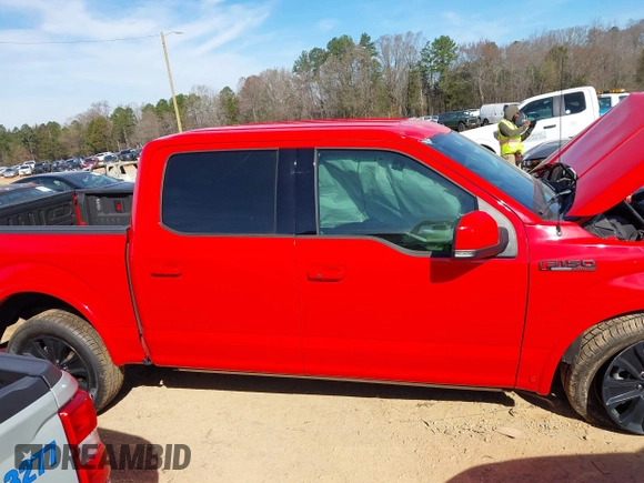 2019 Ford F-150 XL with VIN 1FTEW1E47KFC30060, listed as a IAAI auction lot 41805523 with 67,074 mi miles. Bid and sale history available at carsss.com. Image 13.
