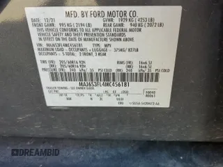 2021 Ford EcoSport S z VIN MAJ6S3FL4MC456181, wystawiony jako Copart lot #49713545 z przebiegiem 15 022 mil mil oraz Szkody całkowita. Historia ofert i sprzedaży dostępna na DreamBid. Obrazek 13.