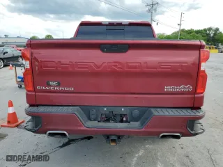2019 Chevrolet Silverado 1500 High Country with VIN 3GCPWFED8KG257983, listed as a Copart auction lot 54558245 with 99,395 mi miles and Clean Title. Bid and sale history available at carsss.com. Image 6.