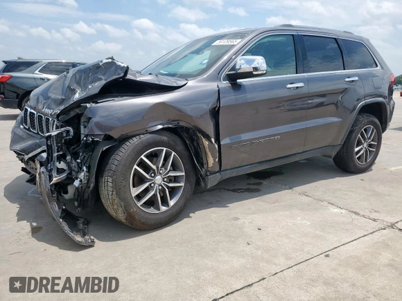 2017 Jeep Grand Cherokee Limited with VIN 1C4RJEBG4HC678756, listed as a Copart auction lot 59109565 with 77,505 mi miles and Salvage title. Bid and sale history available at DreamBid. Image 1.